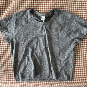 lululemon athletica Charcoal swiftly Tee